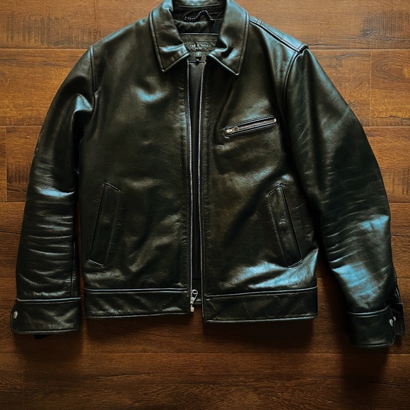 Rag&Bone Leather jacket men’s small - Picture 1 of 7